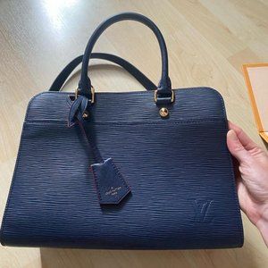 Louis Vuitton handbag Vaneau MM EPI Indigo (Limited) - New in box with papers